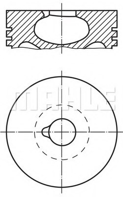 MAHLE ORIGINAL 454 31 10 Piston